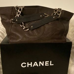 Sweet “ Chocolate “ Chanel , bag with link handles